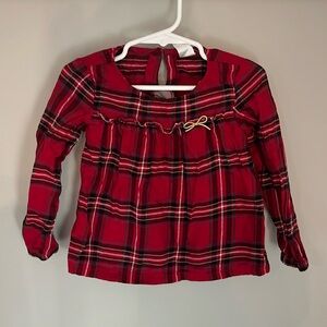 Carters 2T Holiday Blouse - Very Good / Like New Condition